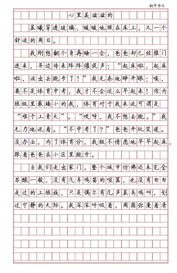 关于青春的作文300字初中(青春作文300字初中篇)